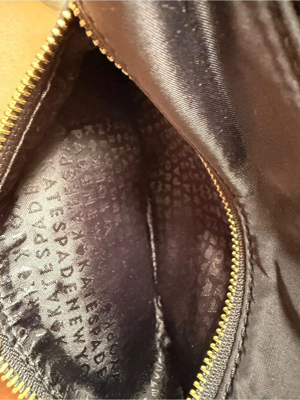 kate spade black nylon mini backpack with gold hardware - Picture 5 of 7